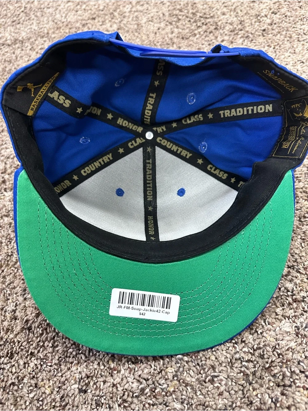 NEW Baseballism Jackie Robinson Snapback Hat